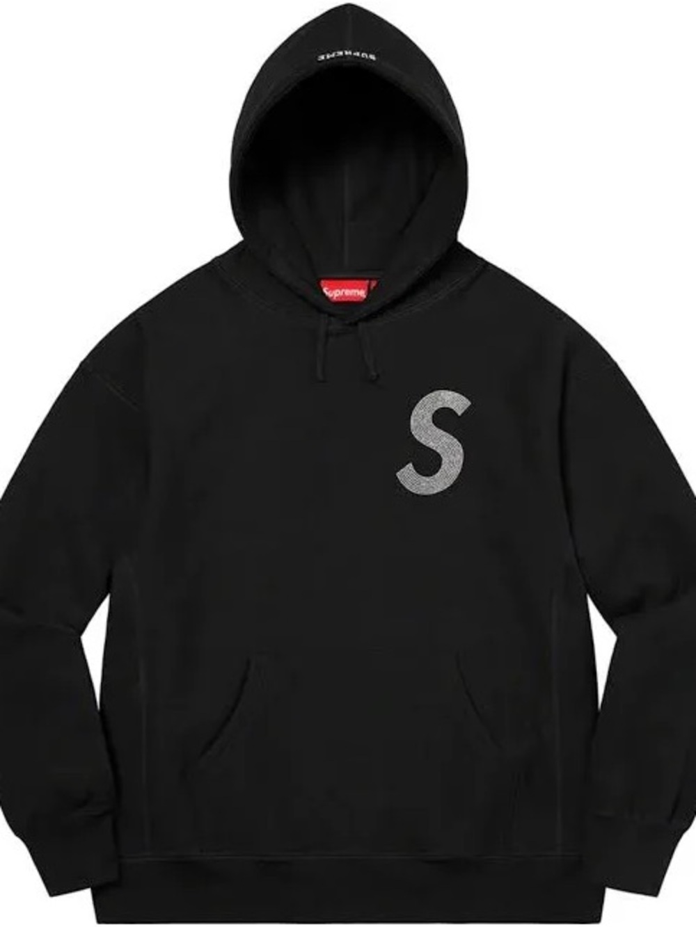 Supreme X Swarovski crystal S Logo Hooded Sweatshirt - Brand New
